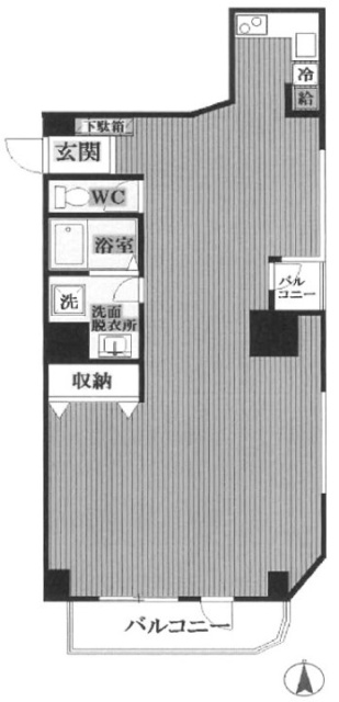 アークシティ池袋401 間取り図