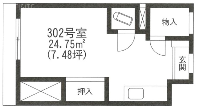 フジハウスビル302 間取り図