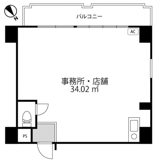 東大井第2アーバンハイム301 間取り図