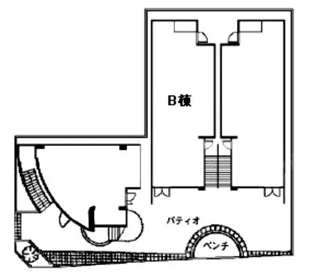 J-CUBE B棟1F 間取り図