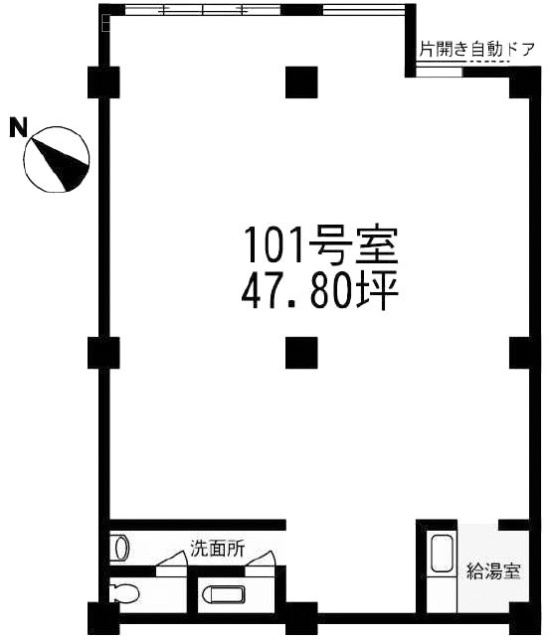 タカソープラザビル101 間取り図