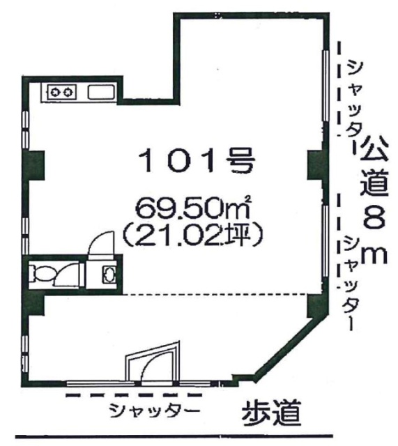 サムハイツビル101 間取り図