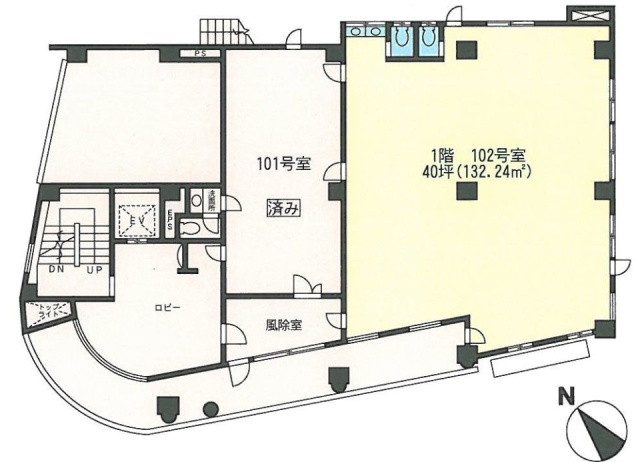 MFビル1F 間取り図