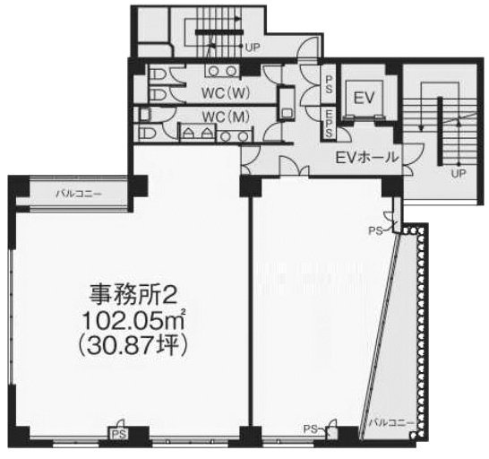 シブロジ3F 間取り図