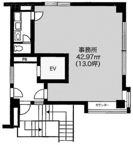 マノワール藤ビル1F 間取り図