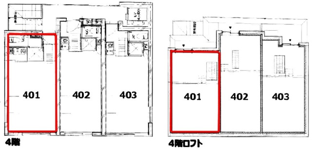 Ceder Terrace番町401 間取り図