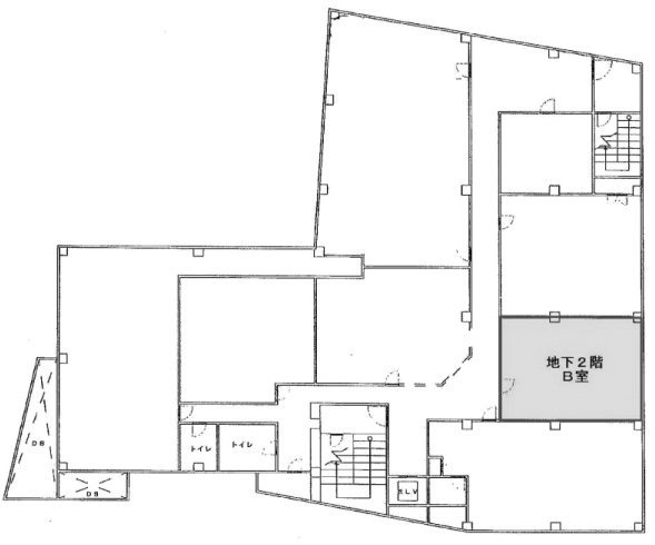 ワールド宇田川ビルB 間取り図