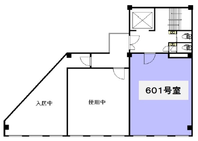 日邦ビル601 間取り図