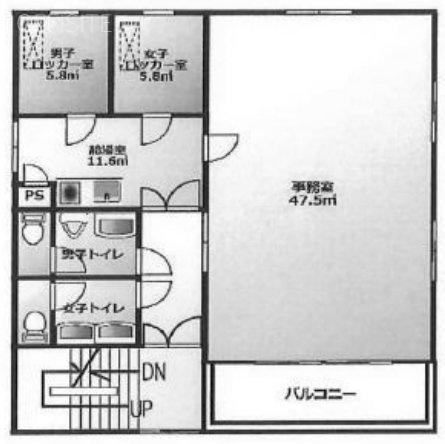 進瑛ビル2F 間取り図