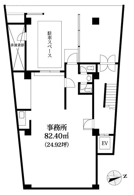 ヴィラージュ青山1F 間取り図