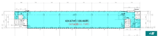 新川中埜THビル4F 間取り図