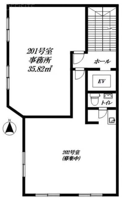 かつむハイム201 間取り図