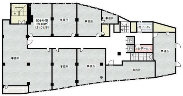 大塚ビル501 間取り図