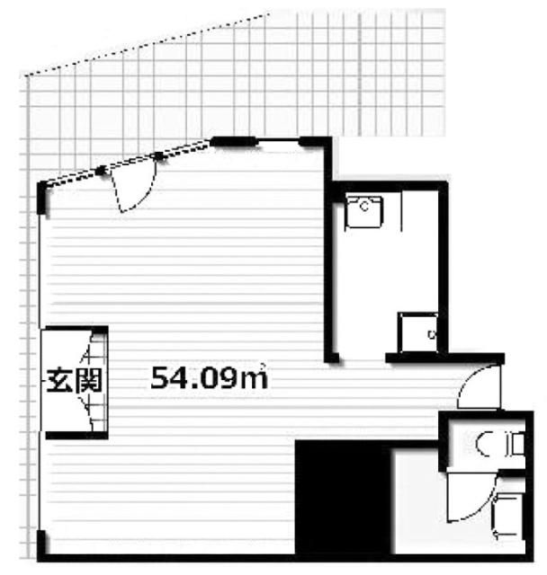 大山店舗ビル1F 間取り図