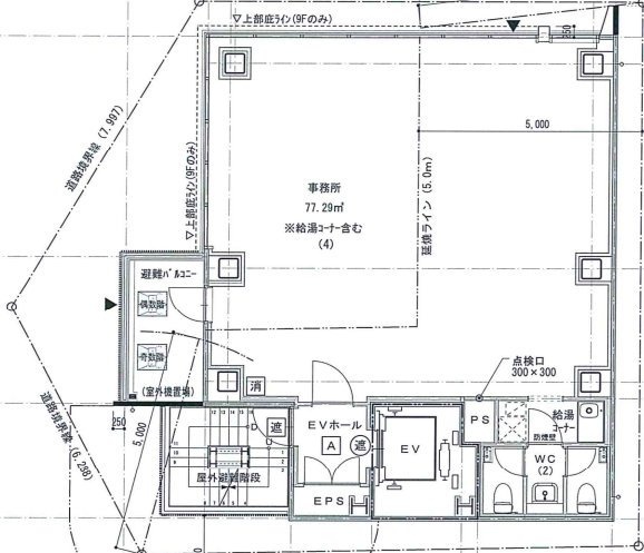ACN大森駅前ビル5F 間取り図