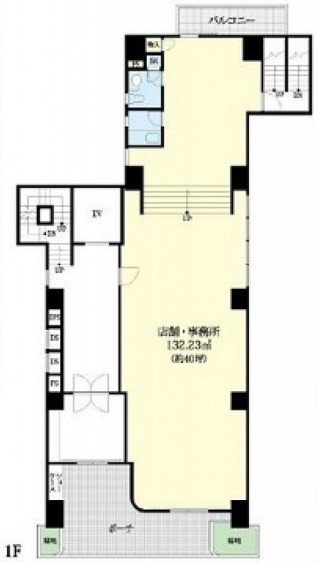 日東ビル1F 間取り図