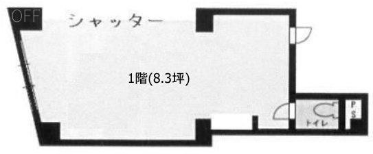 アイ・シー・エルビル1F 間取り図