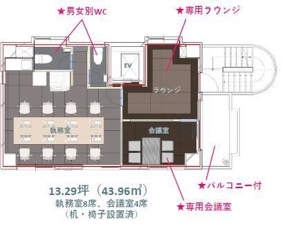 M.BALANCE+MITA4F 間取り図