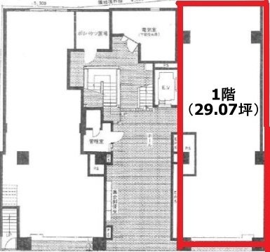 フォンテ六本木102 間取り図