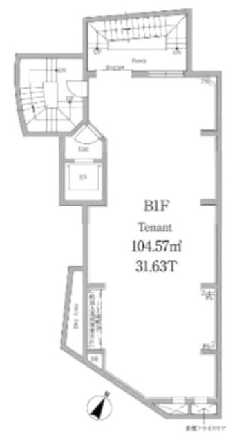 ヒルポイント元麻布B1F 間取り図