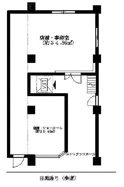 ヒルトップワンコマツビル1F 間取り図