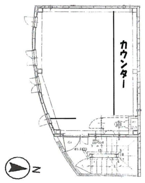 ルポールビル2F 間取り図