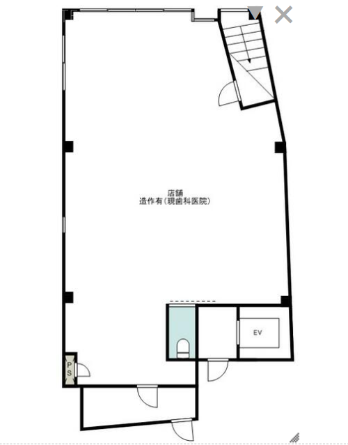 浜勇ビル1F 間取り図