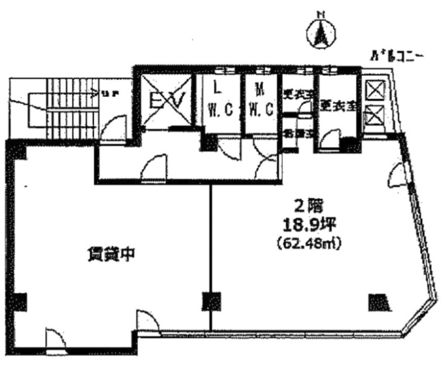 木村ビルA 間取り図