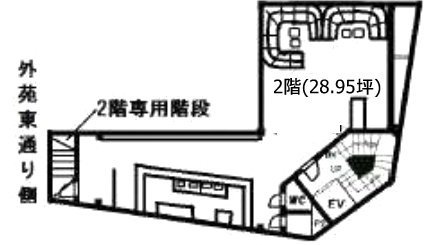 ゾーナンビル2F 間取り図