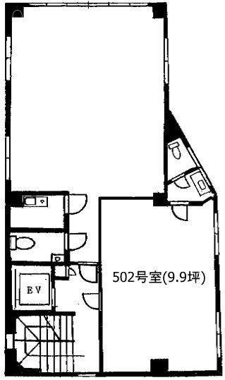 小林ビル502 間取り図