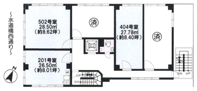 神田中央ビル404 間取り図