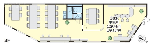 WHARF六本木301 間取り図