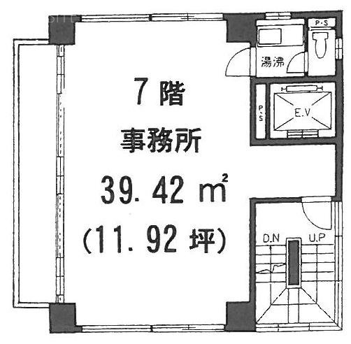 ランザン5ビル7F 間取り図