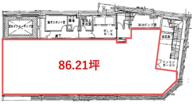 銀座オーミビルB1F 間取り図