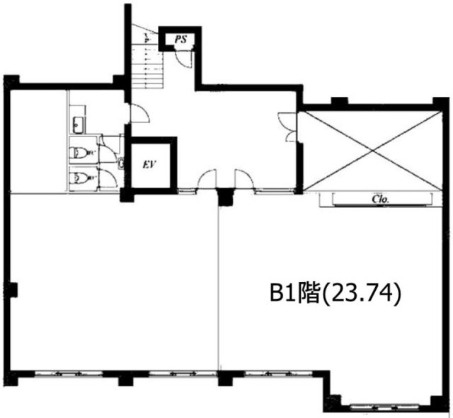 第一太田(A・S)ビルB102 間取り図