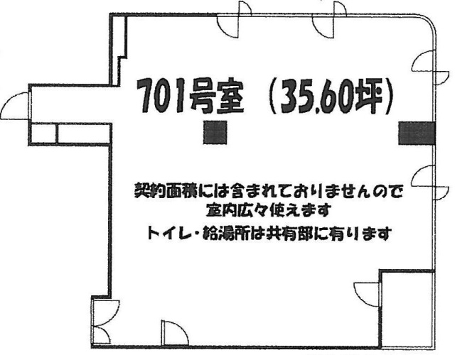 ストークタワー大通り公園Ⅲ701 間取り図