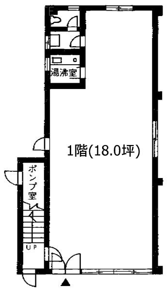 岩崎ビル1F 間取り図