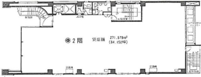 大橋ビル2F 間取り図