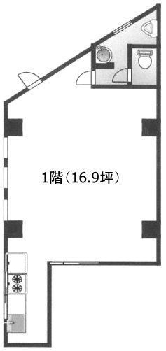 小倉ビル1F 間取り図