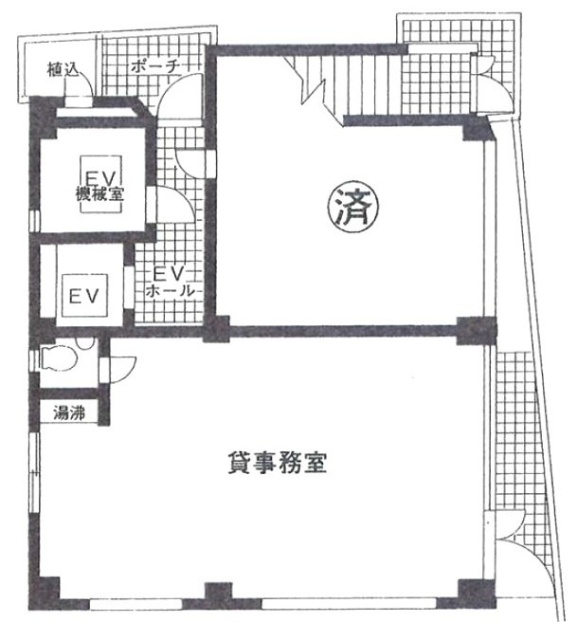 山田ビル1F 間取り図