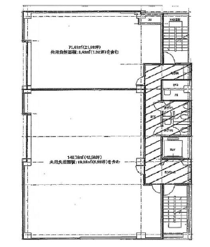 清月堂本店ビル9F 間取り図
