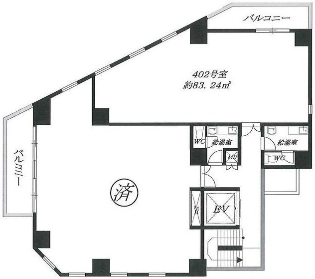 プラスワンビル402 間取り図