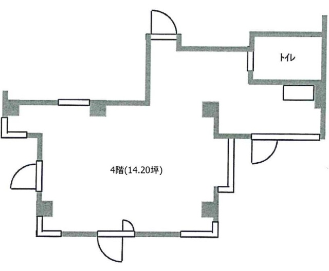 青山カサビアンカ(CASABIANCA)4F 間取り図