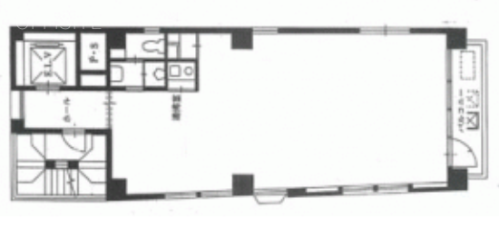 メトロシティ飯田橋(旧 飯田橋コアビル)5F 間取り図