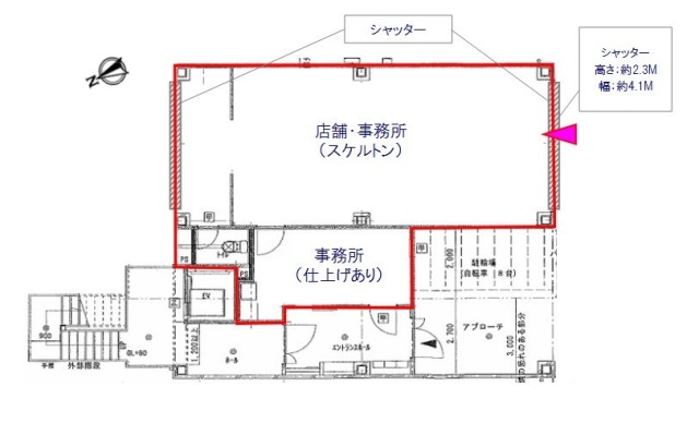 サンドエル1F 間取り図