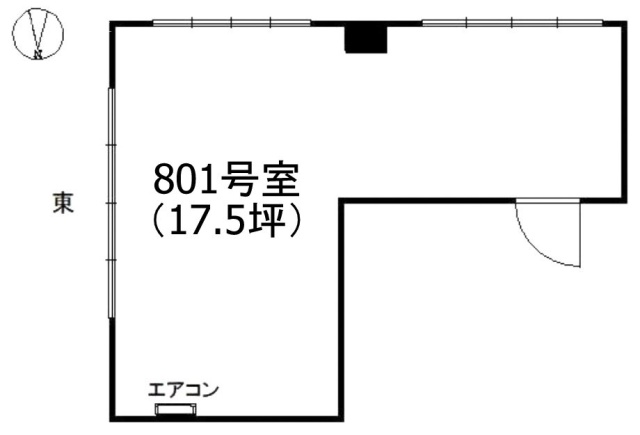 SW六本木通りビル801 間取り図