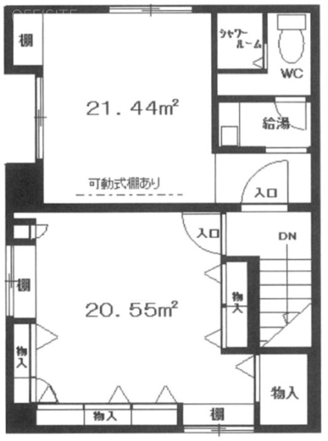 かわはたビル5F 間取り図