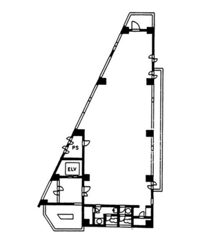 弥栄ビル4F 間取り図