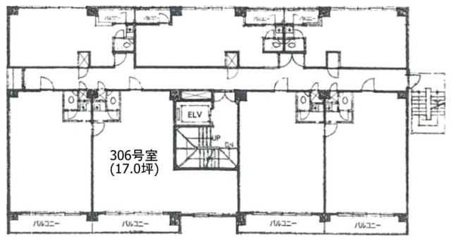 パレス南池袋ビル306 間取り図