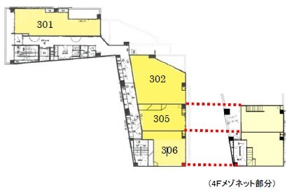 中野新橋プラザビル302 間取り図